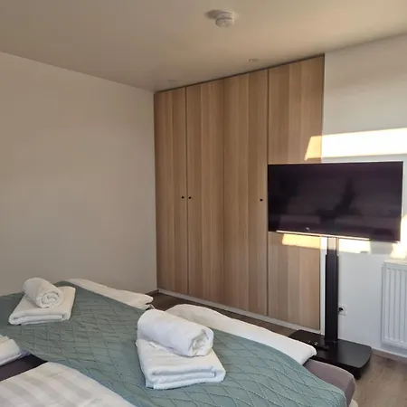 Apartament Tannenbusch Loft 4 Gaeste Designerbad Balkon Waschtrockner Voerde